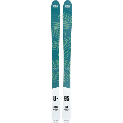 ZAG skis Dames Ubac 95 Toerski's 23/24 (Maat 164CM, Blauw)