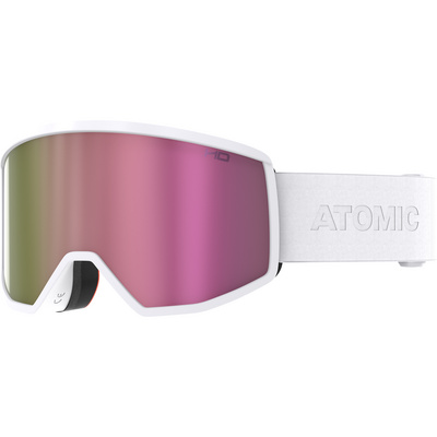 Atomic Four HD Skibril (Maat One Size, Wit)