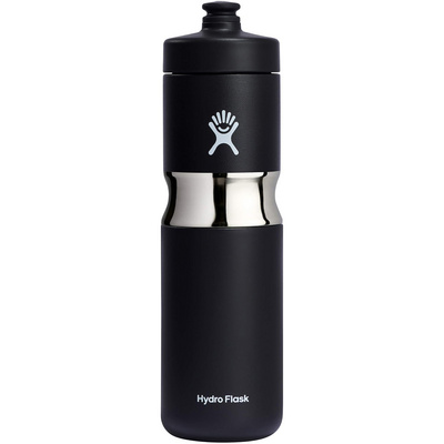Hydro Flask 20oz Wide Mouth Insulated Sport Fles (Maat ONE SIZE, Zwart)
