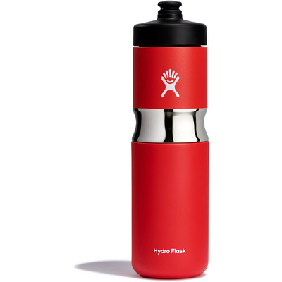 Hydro Flask 20oz Wide Mouth Insulated Sport Fles (Maat ONE SIZE, Rood)