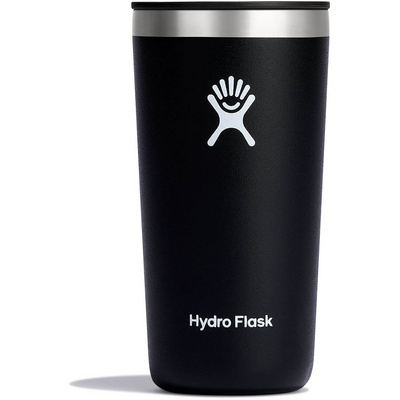 Hydro Flask 12oz All Around Thermosbeker (Maat 0.355L, Zwart)