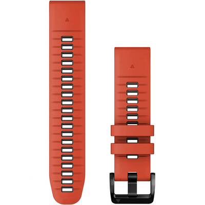 Garmin Quickfit Silikon 22 Polsband (Maat One Size, Rood)