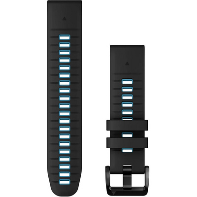 Garmin Quickfit Silikon 22 Polsband (Maat One Size, Zwart)