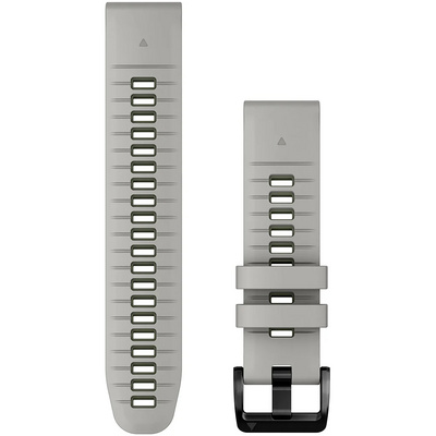 Garmin Quickfit Silikon 22 Polsband (Maat One Size, Grijs)