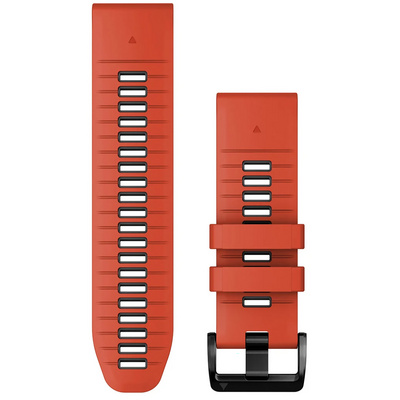 Garmin Quickfit Silikon 26 Polsband (Maat 26mm, Rood)