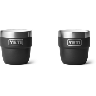 Yeti Coolers 2-pack 4oz Espresso kopjes (Maat 2x 118ml, Zwart)