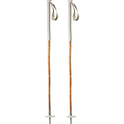 Kang Bamboo Freeride Skistokken (Maat 105CM, Beige)