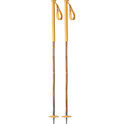 Kang Bamboo Freeride Skistokken (Maat 105CM, Geel)