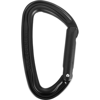 Wild Country Wildsport Straight Gate Karabiner (Maat One Size, Zwart)