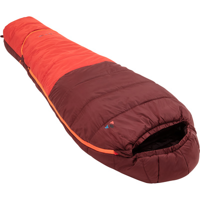 Vaude Kinderen Alpli Adjust 400 II Syn Slaapzak (Maat MAX. 135CM , Rood)