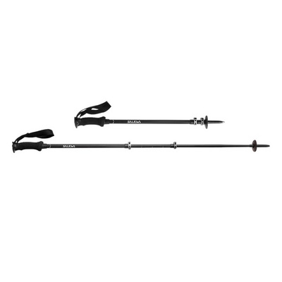 Salewa Puez Aluminum Pro Wandelstokken (Maat 105-140cm, Zwart)