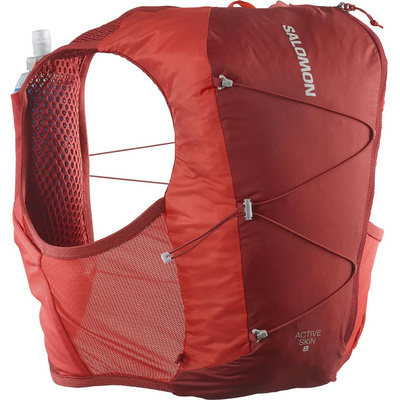 Salomon Active Skin 8 Set Trailrunningrugzak (Maat 8L | XL, Rood)
