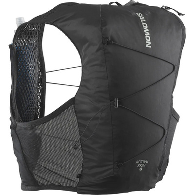Salomon Active Skin 8 Set Trailrunningrugzak (Maat 8L | L, Zwart)