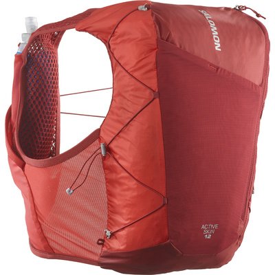 Salomon Active Skin 12 Set Trailrunningrugzak (Maat 12L | M, Rood)