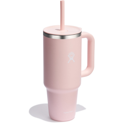 Hydro Flask 40oz All Around Travel Tumbler (Maat 1.18L, licht roze)