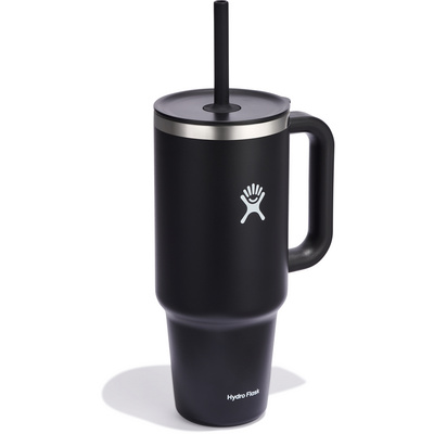 Hydro Flask 40oz All Around Travel Tumbler (Maat 1.18L, Zwart)