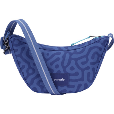 Pacsafe crossbodytas blauw