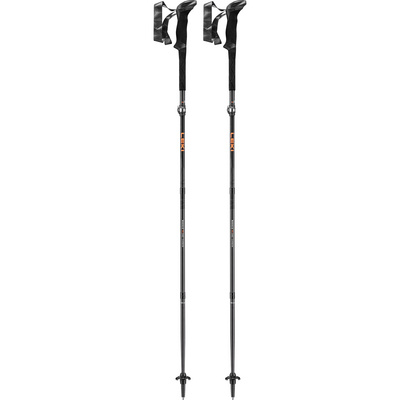 Leki Makalu FX.One Carbon Wandelstokken (Maat 125CM, Zwart)