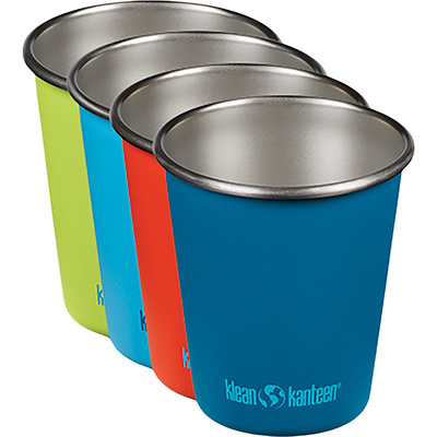 Klean Kanteen Pint Cup 4er Pack Beker (Maat 296ml, Meerkleurig)