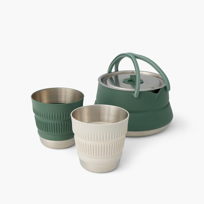 Sea to Summit Detour Stainless Steel Cook Set (Maat 3 Teile, Meerkleurig)