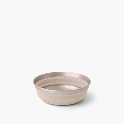 Sea to Summit Detour Stainless Steel Collapsible Kom (Maat M 665ml, Beige)