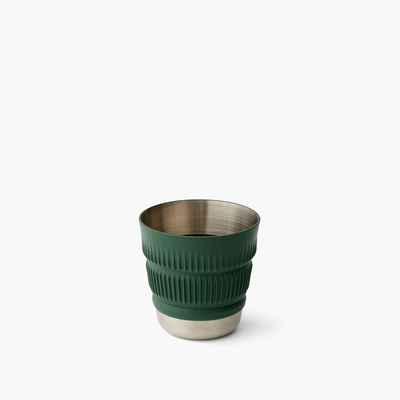 Sea to Summit Detour Stainless Steel Collapsible Mug Beker (Maat 475ml, Groen)