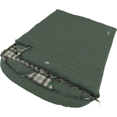 Outwell Camper Lux Double Slaapzak (Maat MAX. 200CM, Groen)