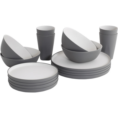 Outwell Gala 4 Personen Bestek-Set (Maat ONE SIZE, Groen)