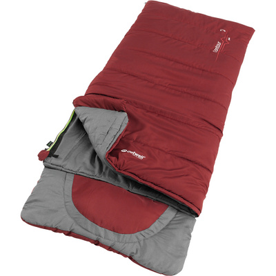 Outwell Kinderen Contour Slaapzak (Maat MAX. 140CM , Rood)