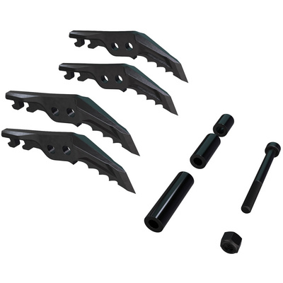 Blue Ice Harfang Tech Voorpunten (Maat One Size, Zwart)