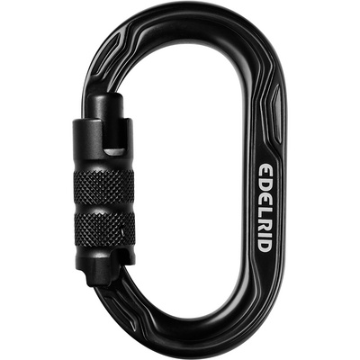 Edelrid Kiwi Triple Karabiner (Maat One Size, Zwart)