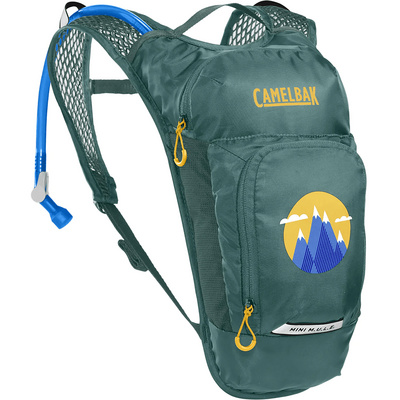 Camelbak Kinderen Mini M.U.L.E. Rugzak (Maat 1.5L+1.5L Reservoir, Groen)
