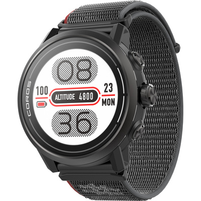 Coros Apex 2 GPS Horloge (Maat One Size, Zwart)