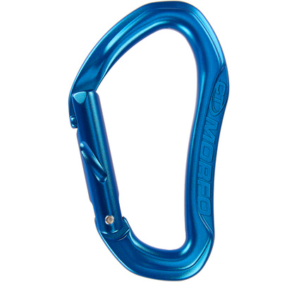 Climbing Technology Morfo S Straight Gate Karabiner (Maat One Size, Blauw)