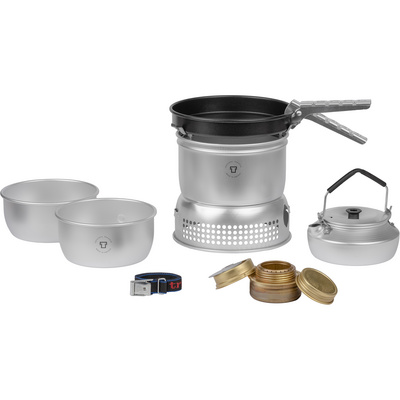Trangia Sturmkocher klein UL ALU 27-4 (Maat Non-stick Pfanne m WK, Zilver)