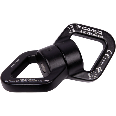 Camp Swivel Draaiwartel (Maat One Size, Zwart)