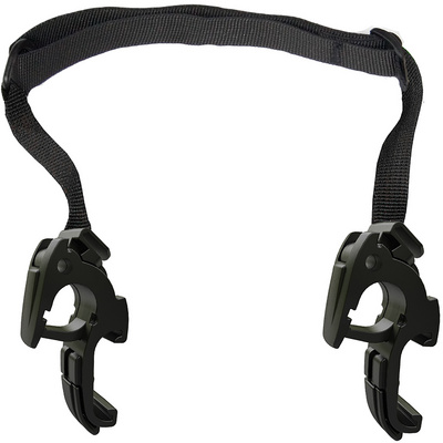Ortlieb QL2.1 Haak met verstelbare handgreep (Maat 18MM, Zwart)