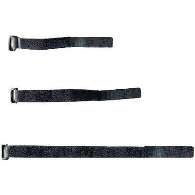 Cyclite Sangle de fixation Velcro (taille M 21cm, Noir)