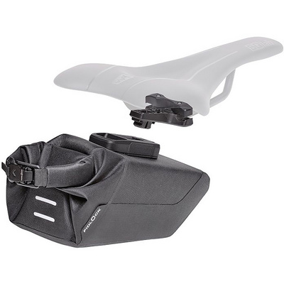 Fidlock Pinclip Saddle Bag S Sac de selle + adaptateur (taille S, Noir)