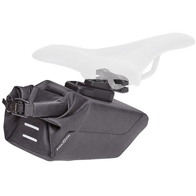 Fidlock Pinclip Saddle Bag M Sac de selle + adaptateur (taille M, Noir)