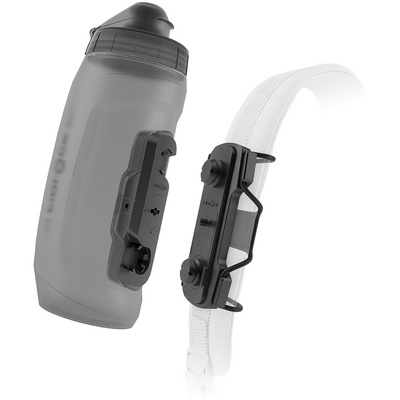 Fidlock Tex Base 590ml Multi Set Bidonhouder + Bidon (Maat 0.59L, Zwart)