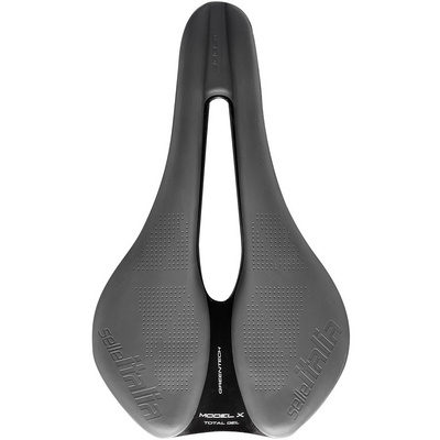 Selle Italia Model X Green Comfort+ SF Fietszadel (Maat L3, Zwart)