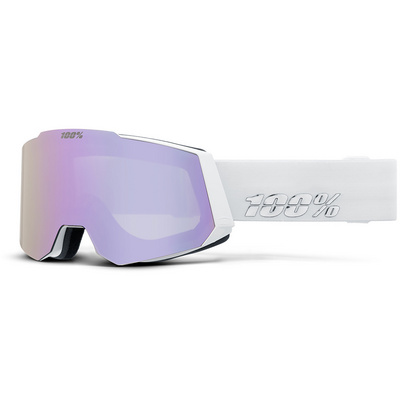 100% Snowcraft Skibril (Maat One Size, Wit)