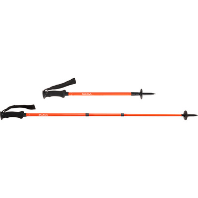 Salewa Puez aluminium wandelstokken (Maat 105-140cm, Oranje)