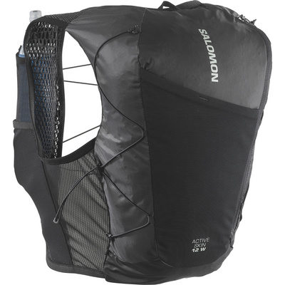 Salomon Dames Active Skin 12 Trailrunningvest (Maat 12L | XL, Zwart)