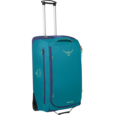 Osprey Valise à roulettes Daylite Wheeled Duffel 85 (taille 85L, Turquoise)
