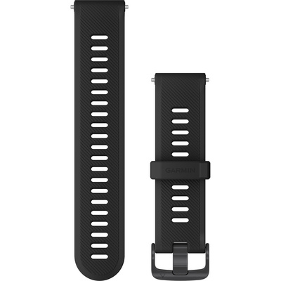 Garmin Forerunner® 22mm Silikon Armband (Maat 22mm, Zwart)