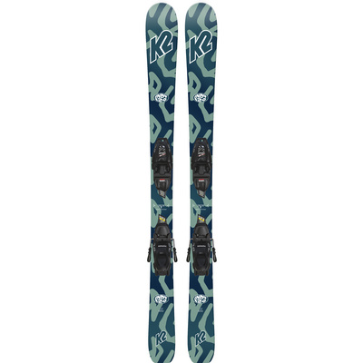 K2 Kinderen Indy + FDT 4.5 Freeride Skiset 24/25 (Maat 88CM, Meerkleurig)