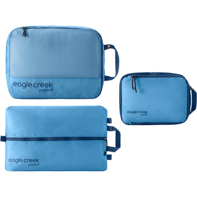 Eagle Creek Pack-It Essentials fietstassenset (Maat ONE SIZE, Blauw)