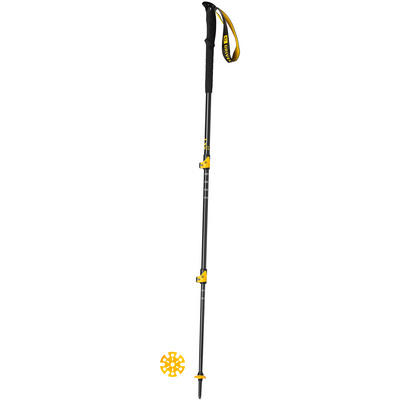 Grivel Explorer Vario 3 Wandelstokken (Maat 110-140cm, Zwart)